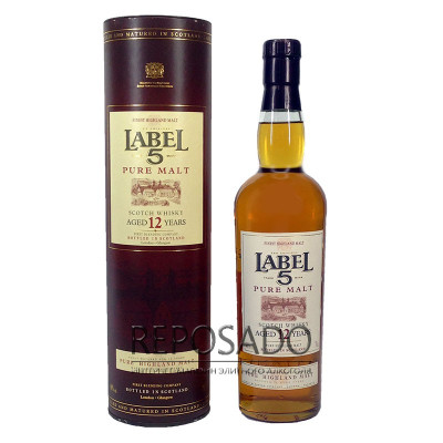 Label 5 12 Years Old 0,7L (Лейбл 5 12 років 0,7л) Label 5 12 Years Old 0,7L (Лейбл 5 12 років 0,7л)