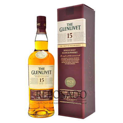 Glenlivet 15 Years Old French Oak Reserve 1L (Гленлівет 15 років Френч Оак Резерв 1л)