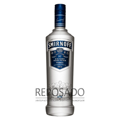 Smirnoff Blue 0,75L (Смирнов Блю 0,75л 50%)
