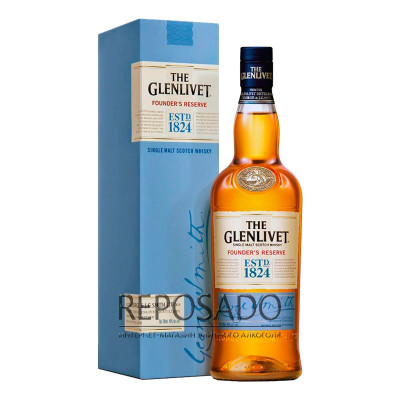 Glenlivet Founders Reserve 0,7L (Гленлівет Фаундерс Резерв 0,7л) Glenlivet Founders Reserve 0,7L (Гленлівет Фаундерс Резерв 0,7л)