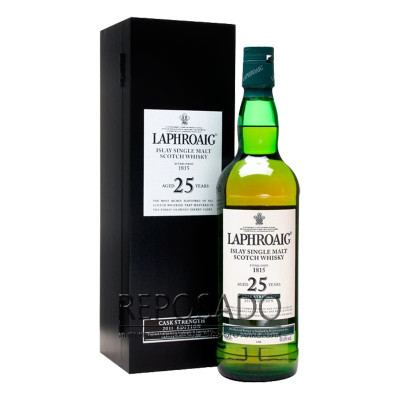 Laphroaig 25 Years Old, Cask Strength 0,7L (Лафройг 25 років, Каск Стренч 0,7л) Laphroaig 25 Years Old, Cask Strength 0,7L (Лафройг 25 років, Каск Стренч 0,7л)
