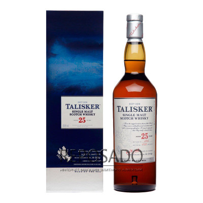 Talisker 25 Years Old 0,7L (Таліскер 25 років 0,7л) Talisker 25 Years Old 0,7L (Таліскер 25 років 0,7л)