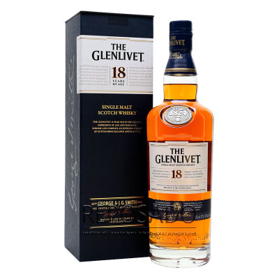 Glenlivet 18 Years Old 0,7L (Гленлівет 18 років 0,7л)