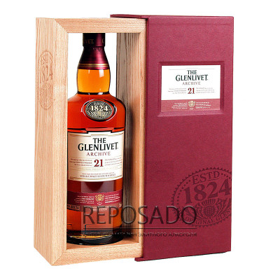 Glenlivet 21 Years Old 0,7L (Гленлівет 21 рік 0,7л)