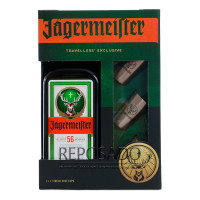 Jagermeister 1L + 3 metal chot (Егермейстер 1л + 3 металеві шоти)