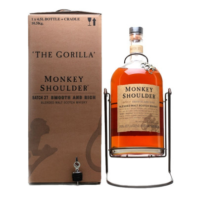 Monkey Shoulder The Gorilla With Cradle 4.5L (Манки Шоулдер Горілла 4.5л)