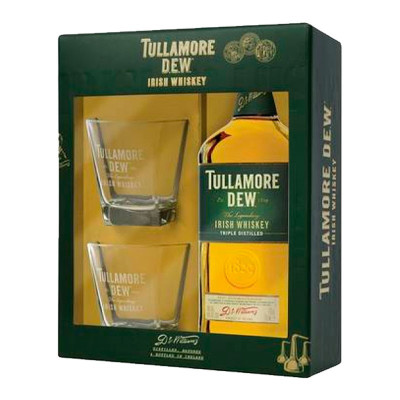 Tullamore Dew & 2 Glasses 0.7L (Таламор Дью + 2 Склянки 0.7л) Tullamore Dew & 2 Glasses 0.7L (Таламор Дью + 2 Склянки 0.7л)
