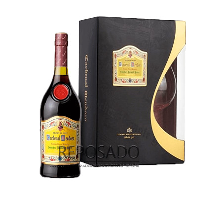 Cardenal Mendoza Gr.Reserv. 20YO 0,7L +1 glass (Бренді Кардинал Мендоза Гр.Резерв 20 років 0,7л + 1 келих)