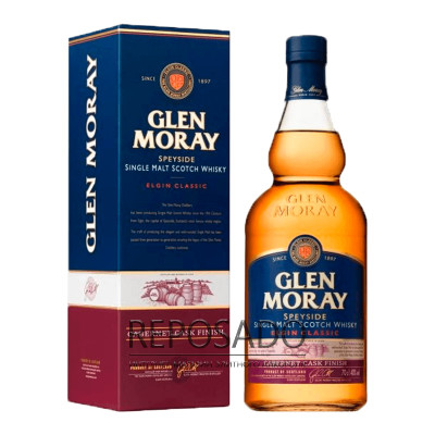 Glen Moray Cabernet Sauvignon Cask gift box 0,7L (Глен Морай Каберне Совіньйон бочка 0,7Л)