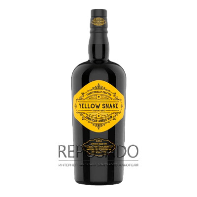 Yellow Snake Jamaican Amber Rum 0,7L (Еллоу Снейк, Ямайський Бурштиновий Ром 0.7л)