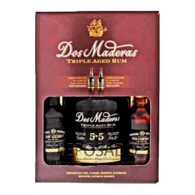 Dos Maderas 5+5 (10 Y.O.) Pedro Ximenez, Palo Cortado (Ром Дос Мадерас, Педро Хіменез, Пало Кортадо 10 років 0.7л)