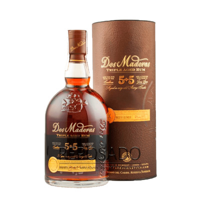 Dos Maderas 5+5 P.X 0,7L gift tube (Ром Дос Мадерас ПХ у тубусі 0,7 л)