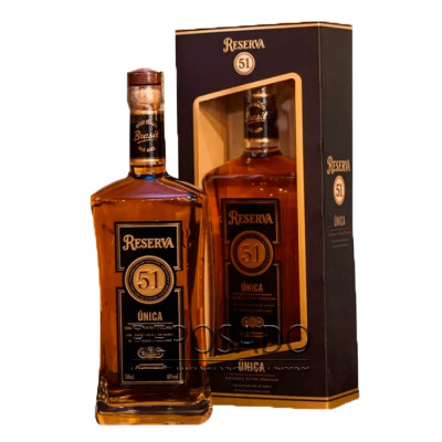 Cachaca 51 Reserva Unica Extra Premium 0,7L (Кашаса 51 Резерв Юніка Екстра Преміум 0,7л)
