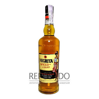 Negrita Spiced Golden 1L (Ром Негріта Спайсд Голден 1 л)