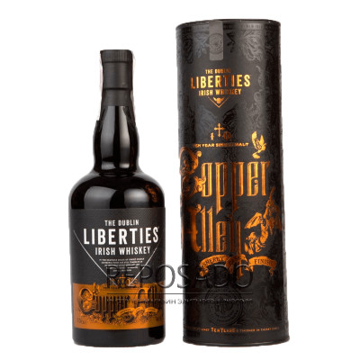 Dubliner Liberties Copper Alley 0.7L (Віскі Зе Даблінер Лібертіс Коппер Еллі 10-річний тубус 0,7л)