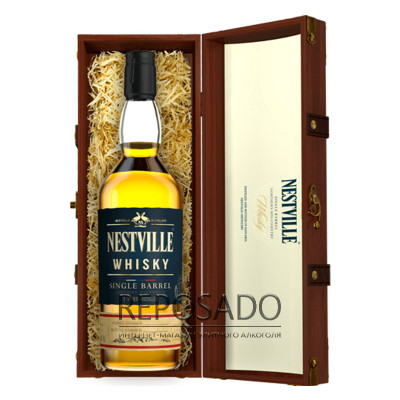 Nestville Single Barrel 40% gift box 0.7L (Віскі Нествілле Сінгл Баррел Подарункова кор 40% 0,7л)