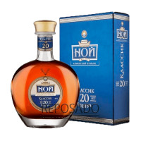 Noy Classic 20YO gift box 0,5L (Коньяк Ной Класік 20 років кор 0,5л)