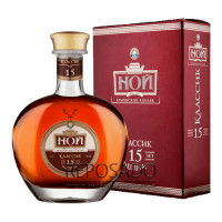 Noy Classic 15YO gift box 0.5L (Коньяк Ной Класік 15 років подарункова коробка 0.5л)