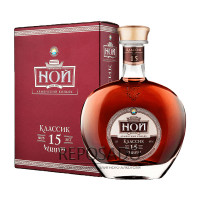 Noy Classic 15YO gift box 0.7L (Коньяк Ной Класік 15 років подарункова коробка 0.7л)