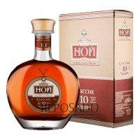 Noy Classic 10YO gift box 0.5L (Коньяк Ной Класік 10 років подарункова коробка 0.5л)