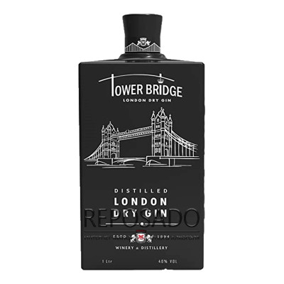 Tower Bridge London Dry Gin Black 1L (Джин Тауер Брідж Лондон Драй Блек 1л)