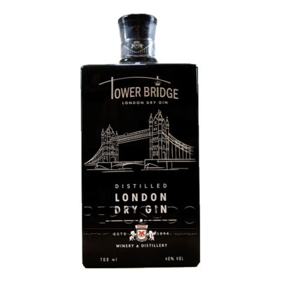 Tower Bridge London Dry Gin Black 0,7 L (Джин Тауер Брідж Лондон Драй Блек 0,7 л)