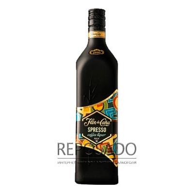 Flor De Cana Spresso Coffee Liquor 0.75L (Флор Де Канья Спресо Кава Лікер 0.75л)