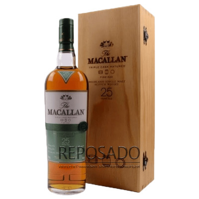 The Macallan 25y Fine Oak (release 2007) 0,7L (Віскі Макаллан 25 років Файн Оак реліз 2007 0.7л) The Macallan 25y Fine Oak (release 2007) 0,7L (Віскі Макаллан 25 років Файн Оак реліз 2007 0.7л)