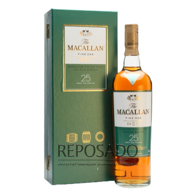 The Macallan 25y Fine Oak (release 2008) 0,7L (Віскі Макаллан 25 років Файн Оак реліз 2008 0.7л) The Macallan 25y Fine Oak (release 2008) 0,7L (Віскі Макаллан 25 років Файн Оак реліз 2008 0.7л)