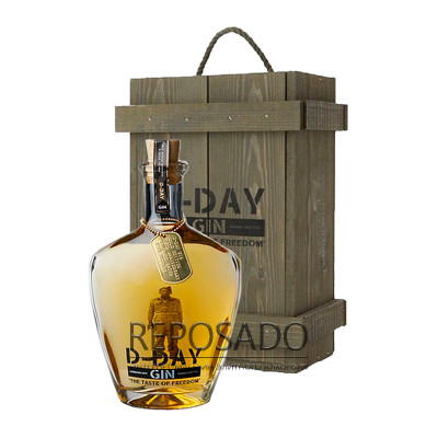D-Day Gin Gold Edition 75th Anniversary In Wooden Box 0.7L (Джин Д-Дей Голд Едішин 75 Аніверсарі 0.7л)