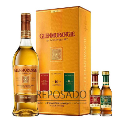 Glenmorangie The Discovery Set 1х0, 7L 2х0, 05L (Гленморанджі Дискавері Сет 1х0, 7л 2х50мл)