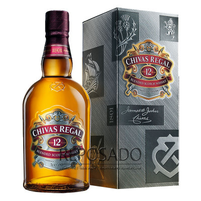 Chivas Regal 12 Years Old Box 1L (Чівас Рігал 12 років в коробці 1л)