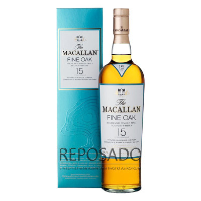 Macallan 15 Years Old, Fine Oak 0,7L (Макаллан 15 років Файн Оак 0,7л) Macallan 15 Years Old, Fine Oak 0,7L (Макаллан 15 років Файн Оак 0,7л)