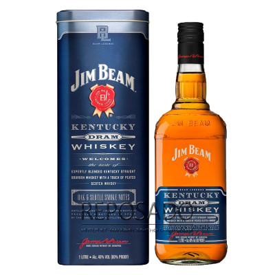 Jim Beam Kentucky Dram 1L (Джим Бім Кентукі Дрем 1л) Jim Beam Kentucky Dram 1L (Джим Бім Кентукі Дрем 1л)