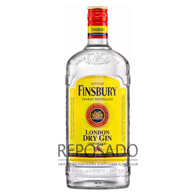 Finsbury London Dry Gin 60% 1L (Фінсбері Лондон Драй Джин 60% 1л)
