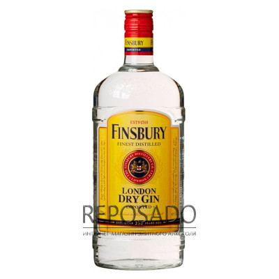 Finsbury London Dry Gin 37,5% 1L (Фінсбері Лондон Драй Джин 37,5% 1л)