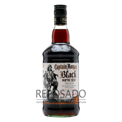 Captain Morgan Black Spiced 1L (Капітан Морган Блек Спайс 1л)