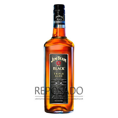 Jim Beam Black Triple Aged 6 Years Old 1L (Джим Бім Блек 6 років 1л б/к) Jim Beam Black Triple Aged 6 Years Old 1L (Джим Бім Блек 6 років 1л б/к)