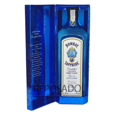 Bombay Sapphire Gin 1L in box (Бомбей Сапфір Джин 1л)