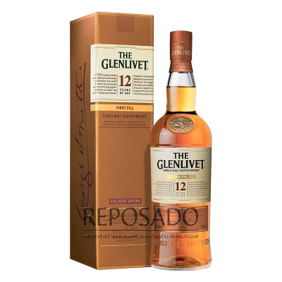 Glenlivet 12 Years Old First Fill 0,7L (Гленлівет 12 років Ферст Філ 0,7л)