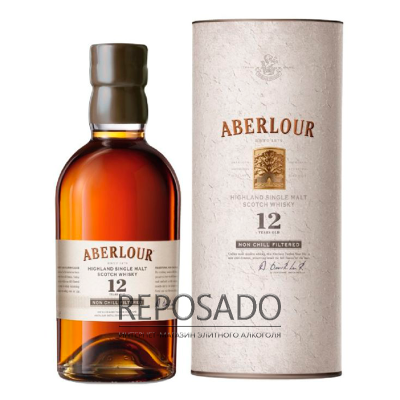 Aberlour 12 YO Non Chill Filtered 0.7L (Віскі Аберлау 12 років Нефільтрований 0.7л)
