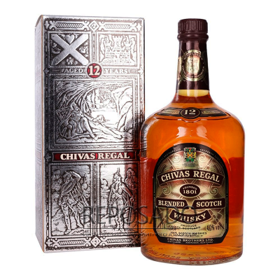 Chivas Regal 12 Years Old Box 1.14L (Чівас Рігал 12 років в коробці 1.14л)
