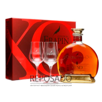 Frapin VIP XO + 2 Glasses Gift Pack 0.7L (Фрапен Віп XO + 2 келиха 0.7л)
