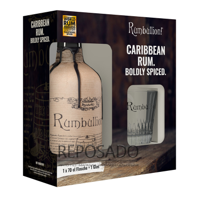 Ableforth's Rumbullion + Glas Giftbox, 0.7L (Ейблфортс Ромбуліон + Склянка, 0.7л)