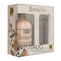Ableforth's Bathtub Gin + Glass, 0.7L (Ейблфортс Бастаб Джин + Склянка, 0.7л)